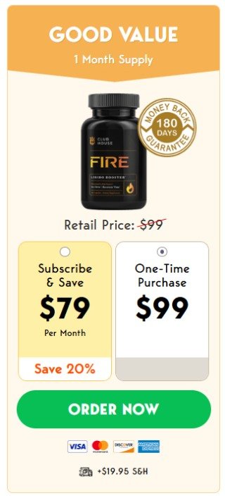 Clubhouse Fire Buy 1 Bottle